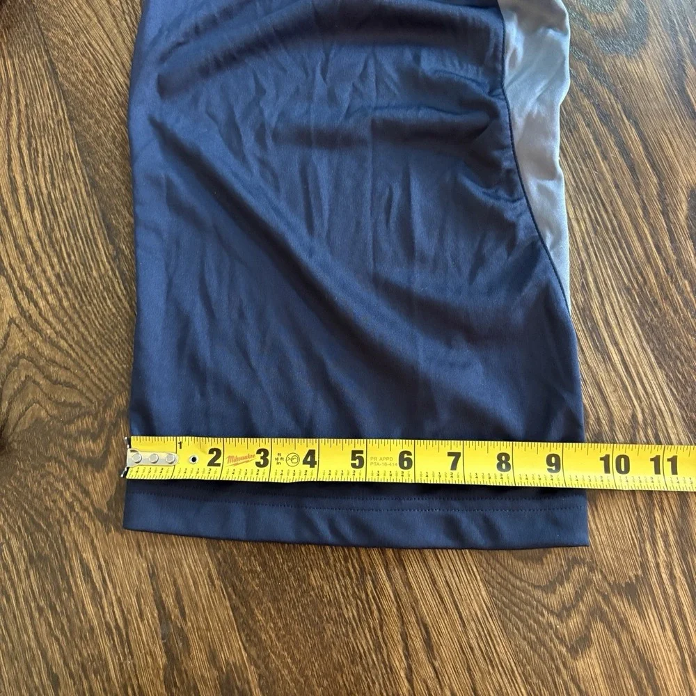 Vintage 2000s Adidas Track Pants Mens M Navy Blue Gray 3 Stripe Baggy Warmup